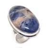 Sodalite Gemstone 925 Sterling Silver Jewelry Ring Size 7