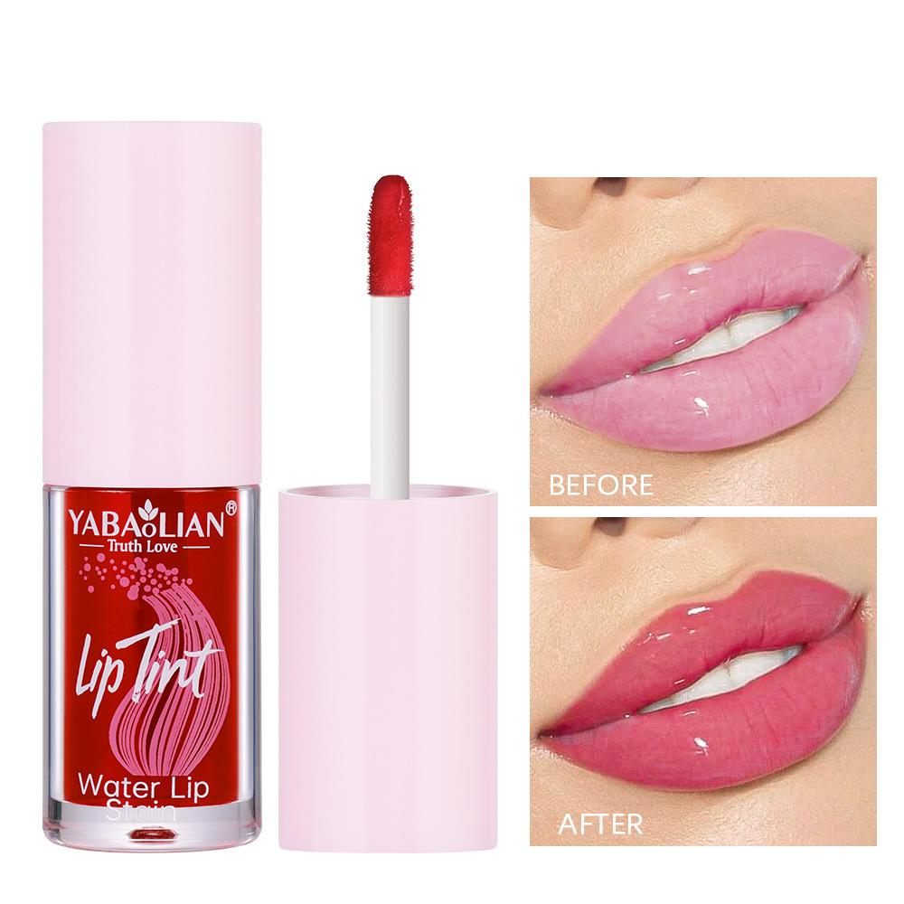 Lipstick Water Makeup Explosion Pearlescent Lip Gloss Lasting Moisturizing Non-stick Cup Lip Glaze