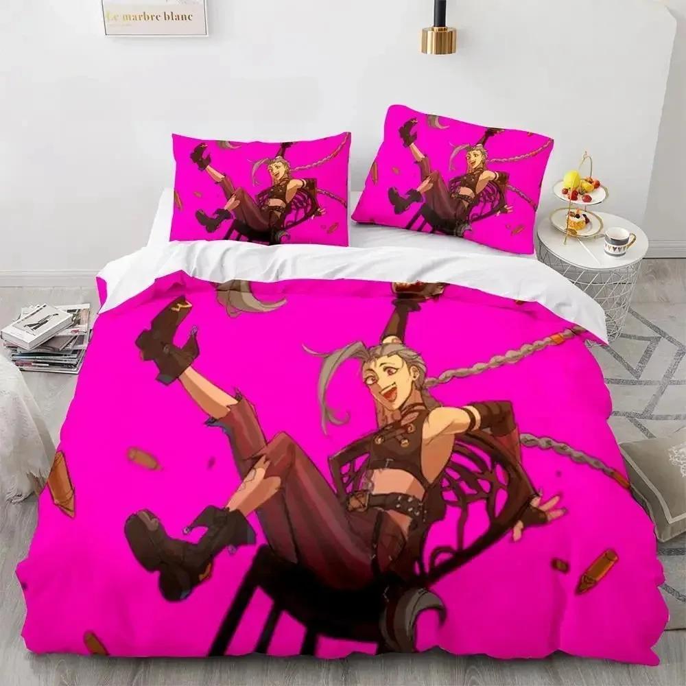 Runaway Lol Jinx Bedding Set Single Twin Full Queen King Size Bed Set Adult Kid Bedroom Duvet cover Set ropa de cama matrimonio