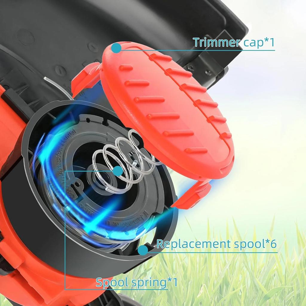 Замените катушку AF-100-3ZP нейлоновой головки для резки травы, леску для резки травы и трос для травы