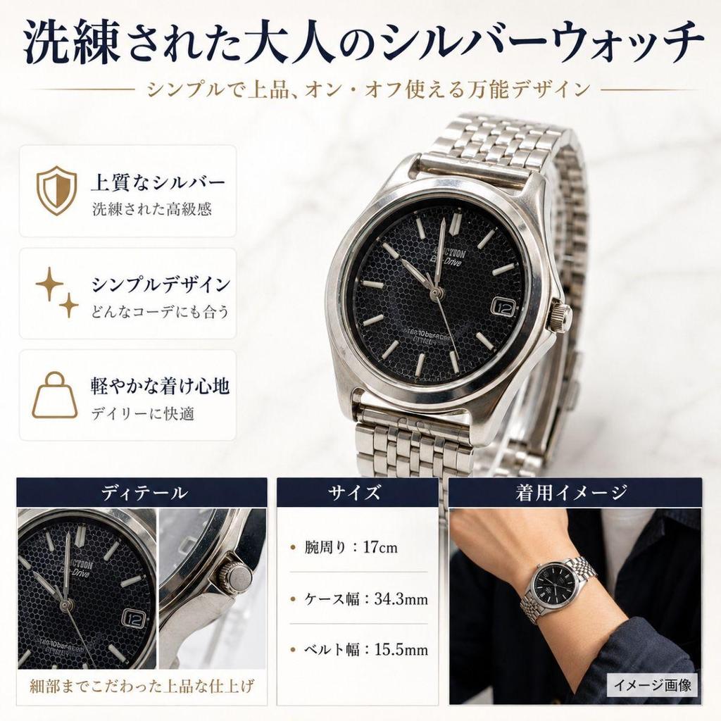 Б/У 257 CITIZEN Eco-Drive Мужские часы Citizen Eco-Drive Синий циферблат