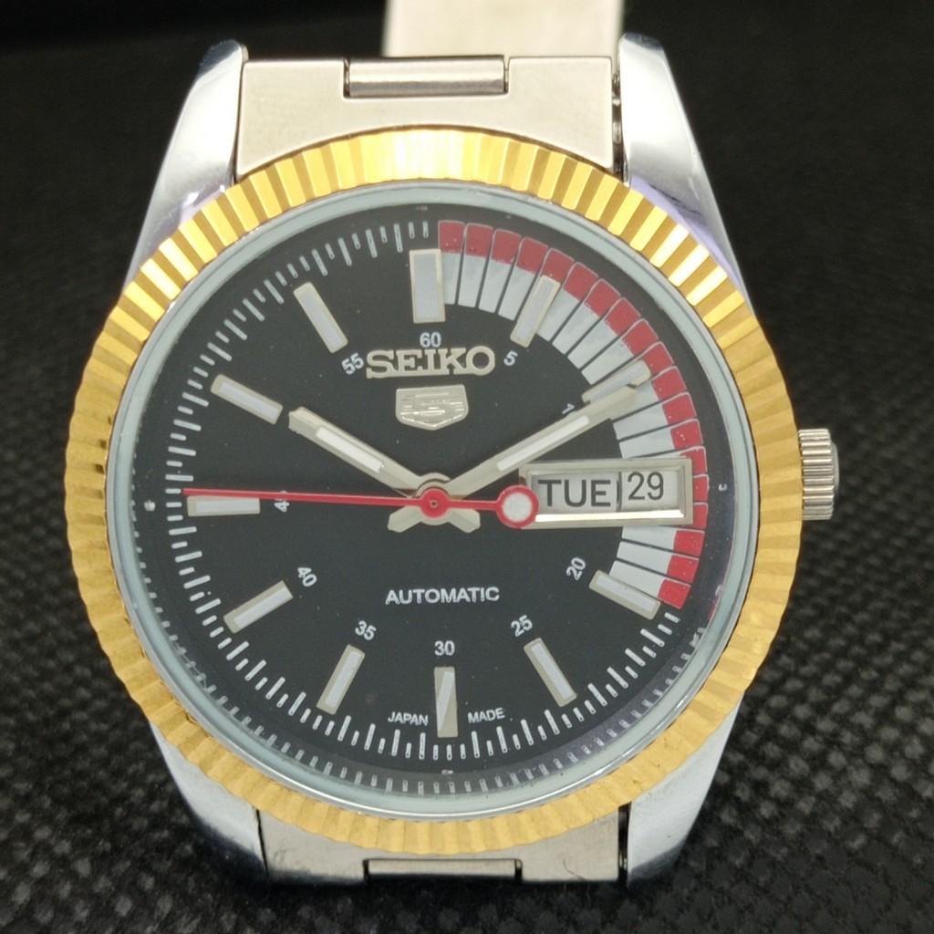 ОТРЕМОНТИРОВАННЫЕ ВИНТАЖНЫЕ ЯПОНСКИЕ МУЖСКИЕ АВТОМАТИЧЕСКИЕ ЧАСЫ SEIKO С ПРОЗРАЧНОЙ ЗАДНЕЙ КРЫШКОЙ a305118-9
