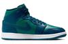 Jordan 1 Средний бирюзовый Французский синий Женский BQ6472-301