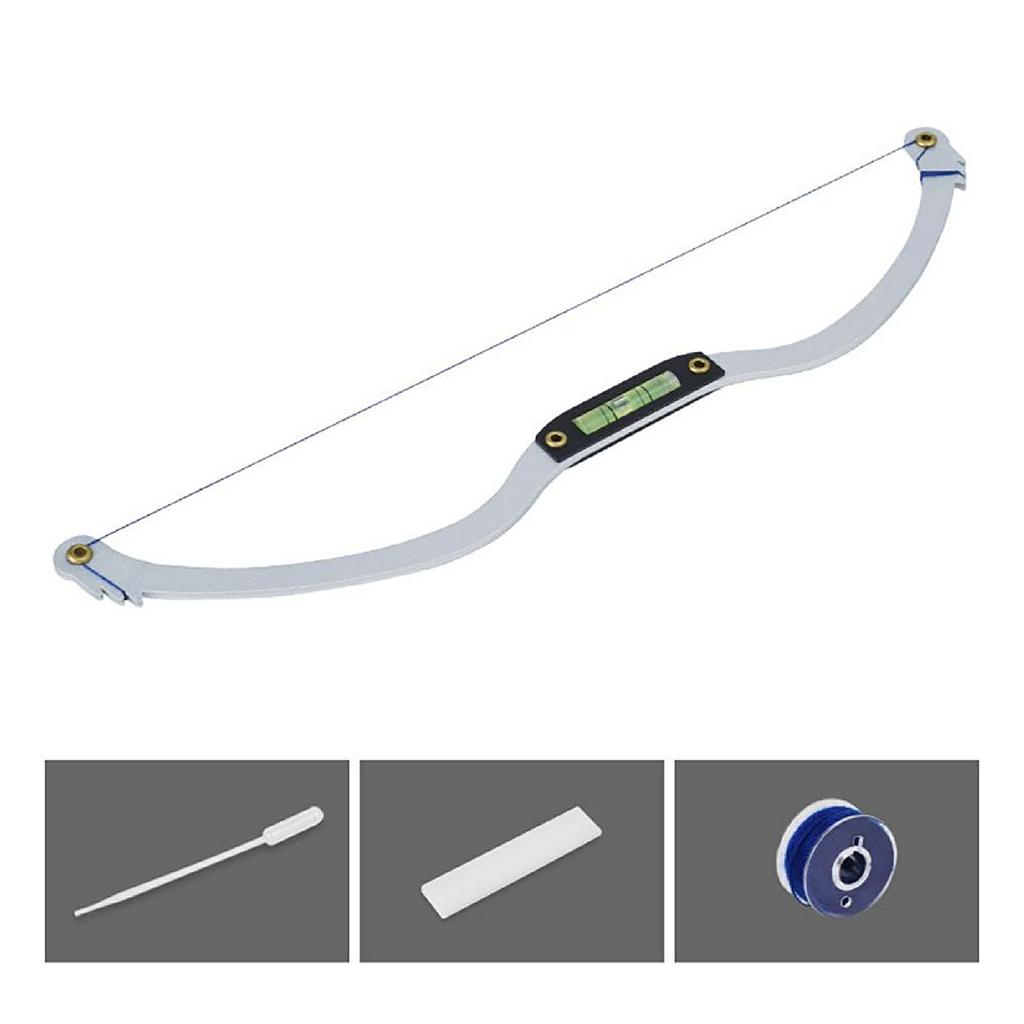 Eyebrow Marker Ruler Featuring Bubble Leveler Eyebrow Mapping Tool Kit Featuring Bow With String Eyebrow Bow Mapper Tool With Mapping Thread 1ml