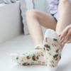 Floral Embroidery Casual Socks Lolita Lace Ruffle Sports Socks Women Cotton Socks