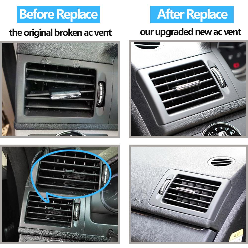 LHD RHD W204 консоль кондиционера AC вентиляционная решетка панель для Mercedes Benz C Class C180 C200 220 230 260 C300 350 2007-2011
