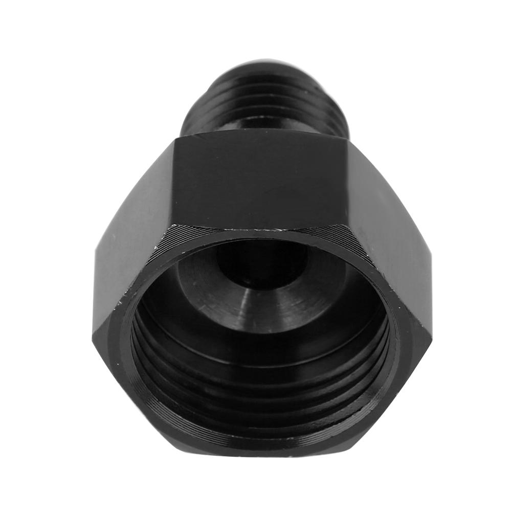 Aluminum Alloy Female AN10 To AN6 Male Flare Reducer Fuel Line Oil Hose Fitting Adapter Black