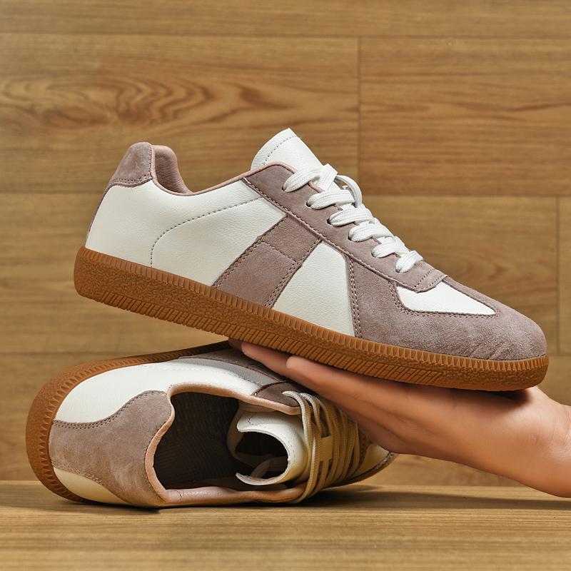 Мужская повседневная обувь из натуральной кожи Классическая мужская модная дышащая обувь в стиле ретро для тренировок Спортивная обувь на плоской подошве Мужская обувь