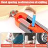 Measuring Tool Contour Scribing Ruler Contour Lock, Precision Woodworking Instrument, Adjustable Locking Contour Copier