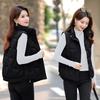 Large Size Pocket Stand-up Collar Vest Women's Short Autumn and Winter New Loose and Light Feather Vest Vest Vest Vest Vest Vest