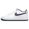 Детские кроссовки Air Force 1 GS White Midnight Navy Football-серые FV5948-104