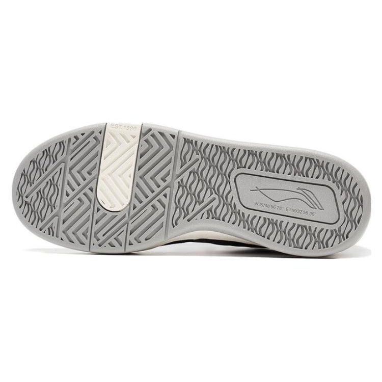 Li Ning Zhengrong 92S Мягкие, устойчивые, простые, ретро, амортизирующие, износостойкие, низкие, для скейтбординга, мужские кроссовки, белые, AEPT003-2