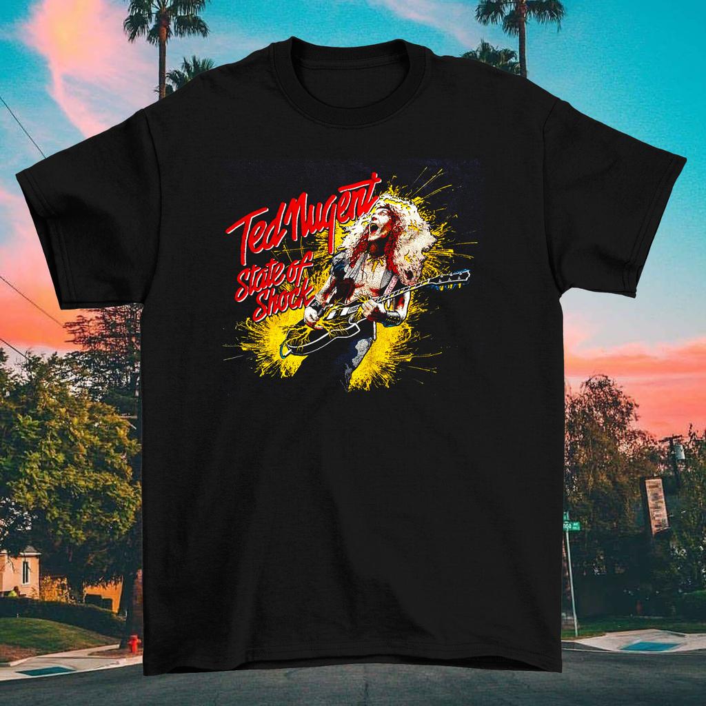 TED NUGENT State Of Sock Short Sleeve Black S-234XL Unisex Tee Shirt CM796