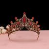 Crown Headband Large Crown Bridal Tiara Wedding Jewelry Stage Party Rhinestone Crown Accessories