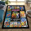 Halloween cartoon comedy adventure movie Scooby-Doo carpet is suitable for living room and bedroom doormats office balcony decorative carpet V13