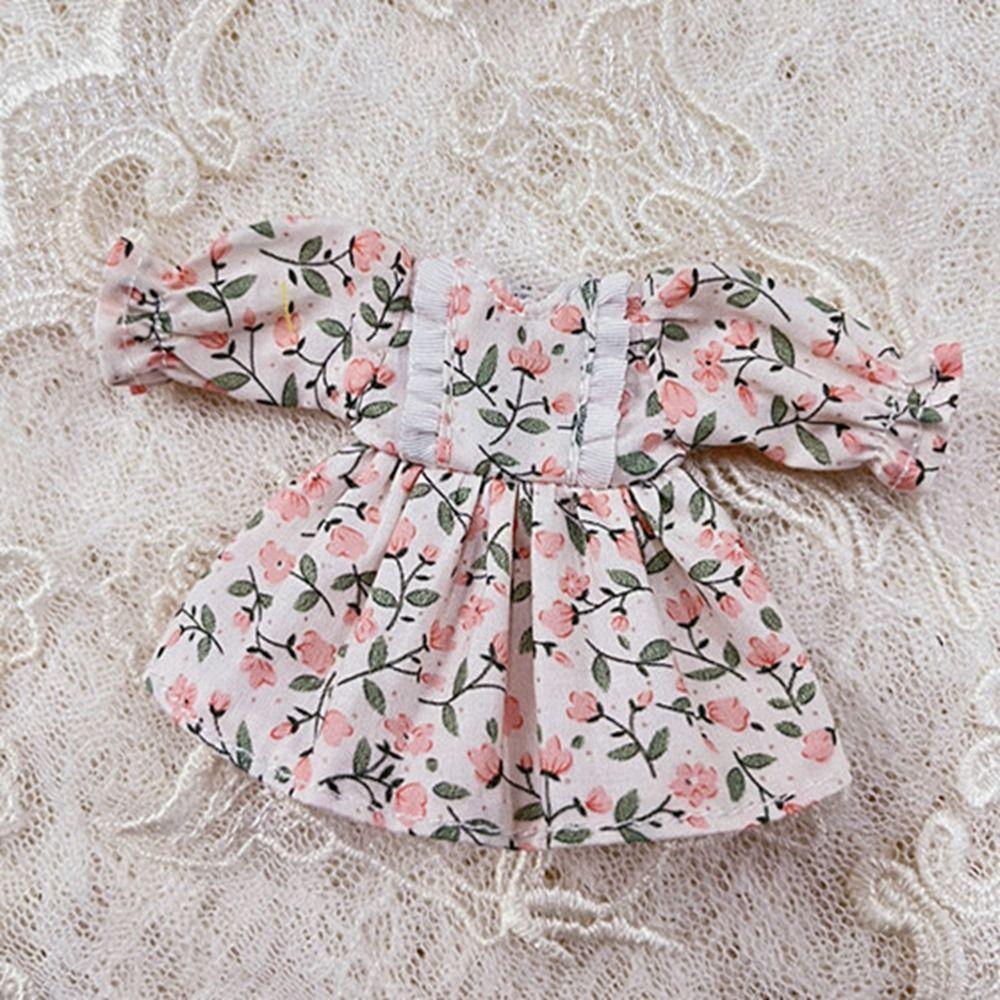 Handmade Dolls Outfits Dresses Fashion Doll Clothes Skirt for 1/11 OB11 Dolls/for 1/12 BJD Dolls