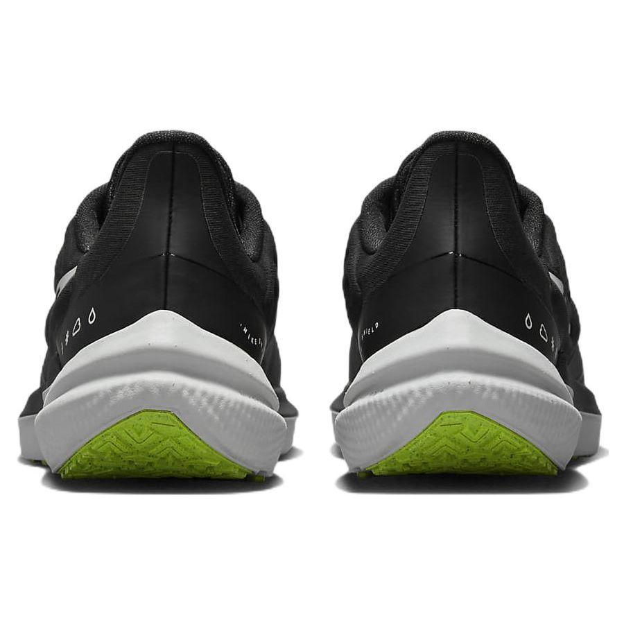 Nike Air Winflo 9 Shield Black White Volt Женские Кроссовки Темно-Дымчато-Серые DM1104-001