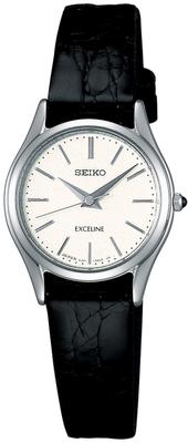 Часы Seiko SWDL209 Exceline Кварцевые наручные часы с сапфировым стеклом и антибликовым покрытием, Черные