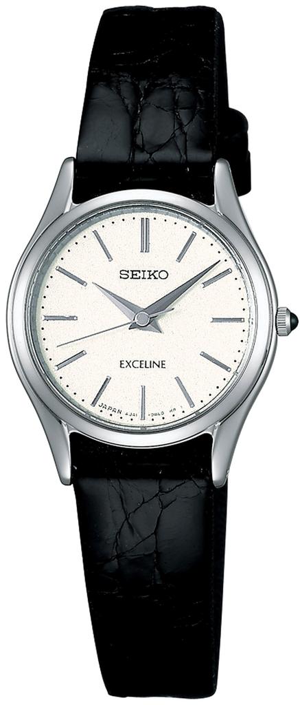 Часы Seiko SWDL209 Exceline Кварцевые наручные часы с сапфировым стеклом и антибликовым покрытием, Черные