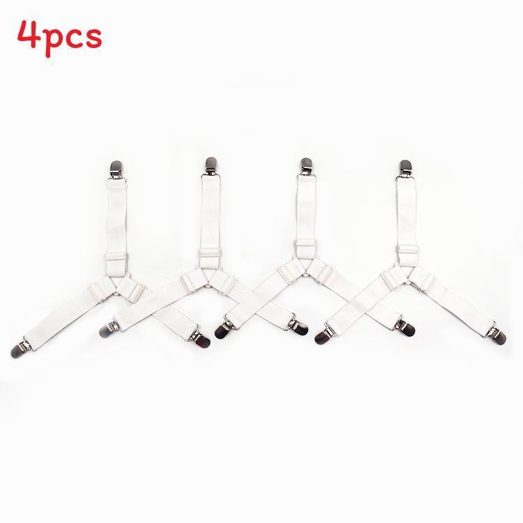 Регулируемый набор зажимов для простыней для нескользящей фиксации матраса и штор