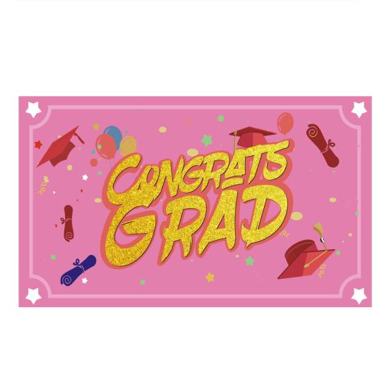 Украшение для выпускного, хорошее универсальное очаровательное поздравление, баннер для выпускников, баннер для поздравлений, баннер для выпускной вечеринки, реквизит для фотосъемки, фоновый баннер