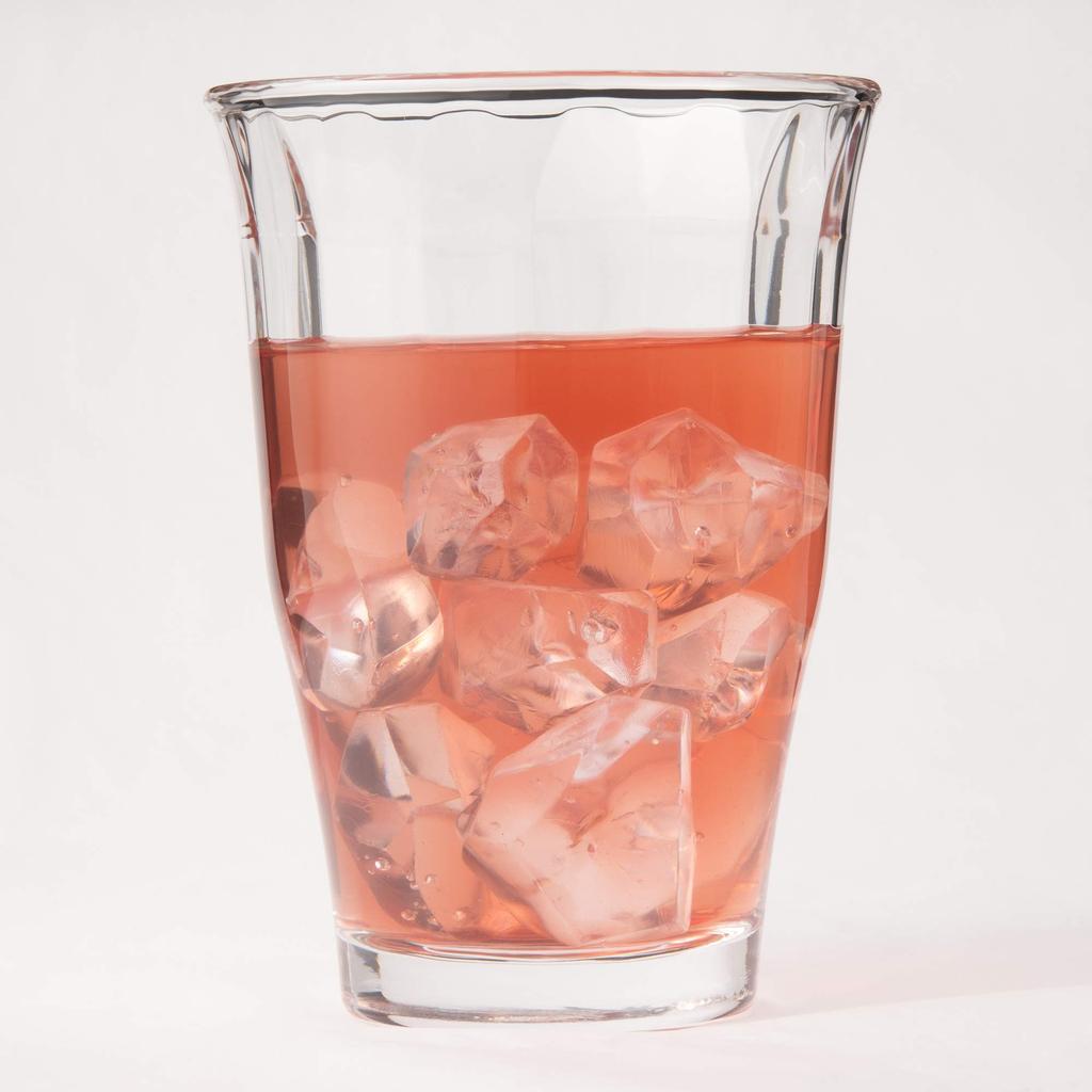 Стакан Toyo Sasaki Glass Tritone Long Tumbler объемом 370 мл, набор из 6 шт. Сделано в Японии, можно мыть в посудомоечной машине, небьющаяся стеклянная чашка, стакан для кофе, стакан для сока