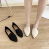 Fashion Spring New Fashionable Breathable Flat Shoes for Women Soft Bottom Pointed Casual Fashion Simple Comfortable Boat Shoes