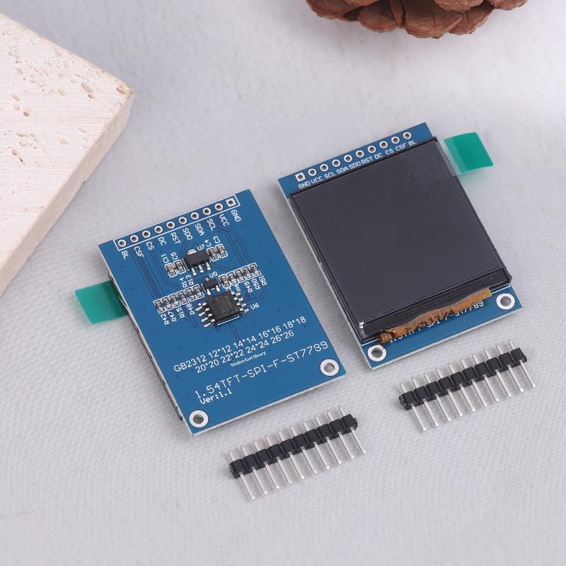 1 шт. 1,54-дюймовый TFT LCD экран St7789 Маленький экран 240x240 Дисплей LCD Квадратный экран SPI Цветной экран