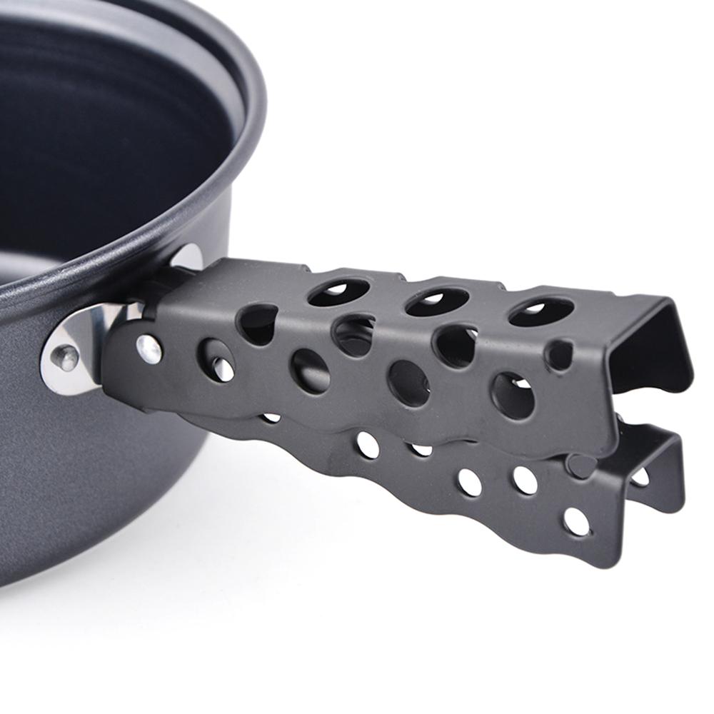 Набор походных тарелок и сковородок с антипригарным покрытием для походов, пикника и приготовления пищи, сверхлегкий портативный