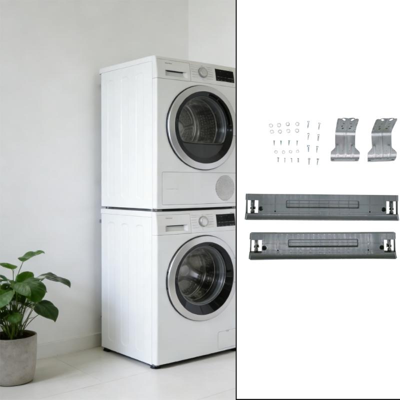 Space Optimizing Piling Set Direct current Most 27 Foot Wide Front Load Washer Dryer Twosomes for Easy Installation