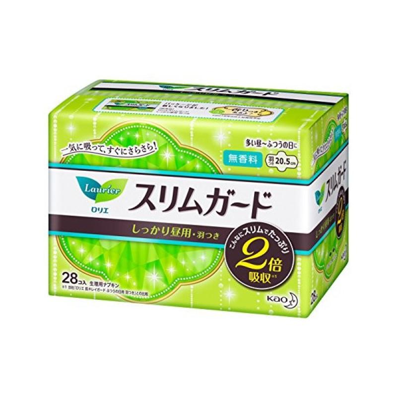 Laurie Slim Guard Certainly Day Use Wing Type 20.5cm 28 Sheets_Hygiene Products Гигиенические салфетки