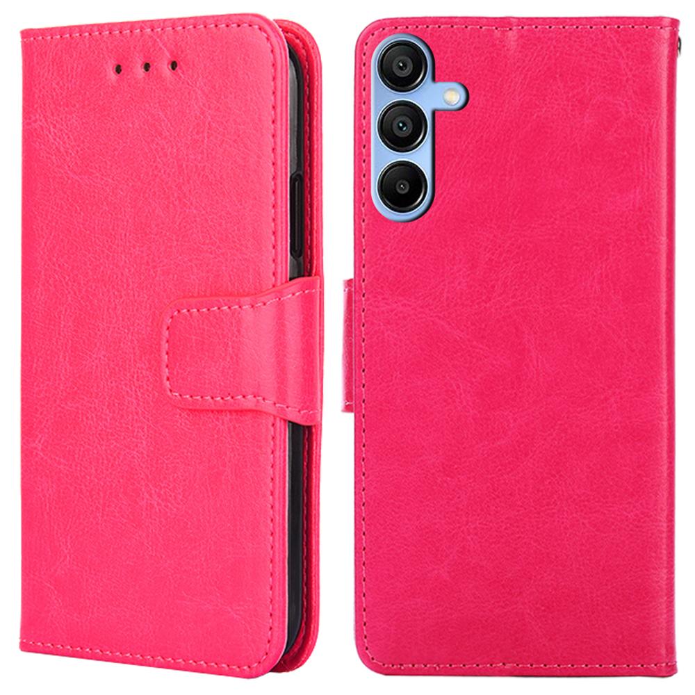 For Samsung Galaxy A15 4G/5G Leather Case Phone Cover with Wallet Stand