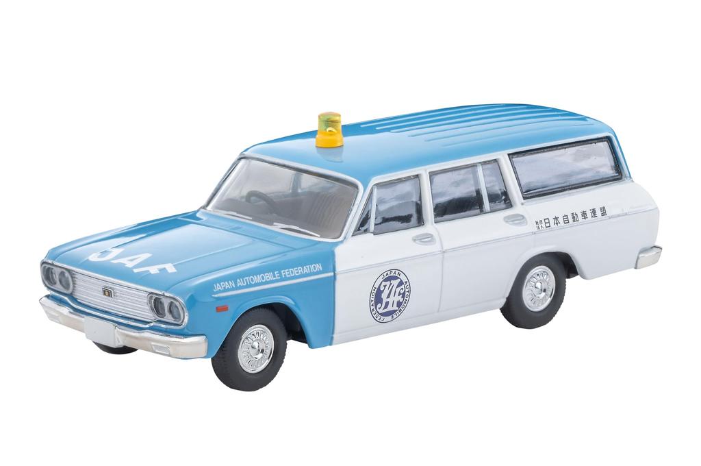 TOMYTEC Tomica Limited Vintage Scale Toyopet Masterline Light Van JAF 1966 Model 335283 1/64 LV-203b (Finished Model)