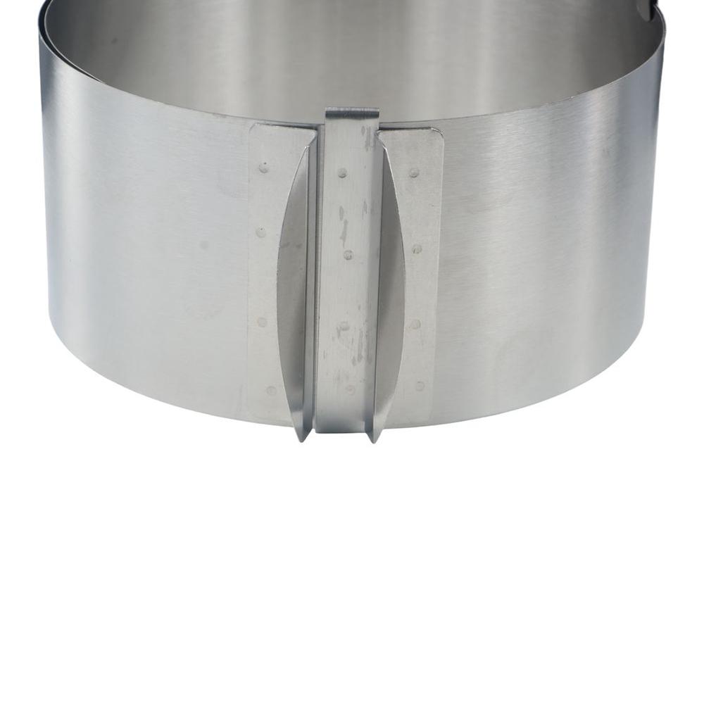 Выдвижная стойка для десертов, градуированное кольцо из нержавеющей стали, форма для мусса, кольцо для торта, резак для торта