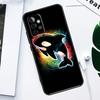 Чехол для телефона Samsung Galaxy A06 A05 A16 A54 A34 A14 A55 A35 A15 A53 A33 A13 A22 A32 A52 с рисунком Акулы и Косатки