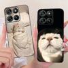 Модный Чехол с Буквой для Телефона Motorola Moto G77 G67 Задняя Крышка Для MOTO G67 G77 5G Мягкие Черные Силиконовые Чехлы