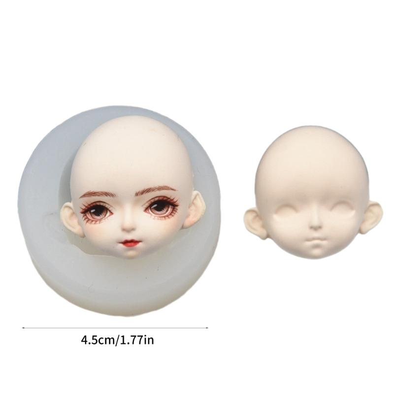 Q Version Face Mould DIY Doll Modification Accessories Clay Moulds for Ornament