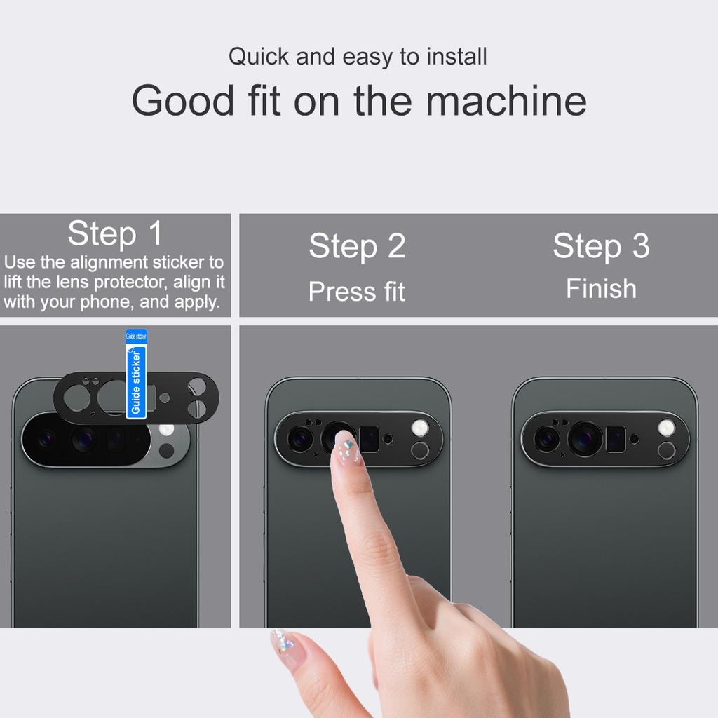 Для Google Pixel 10 Pro XL Fold Защитная пленка для стекла объектива камеры IMAK Премиальная защита камеры со стилизацией