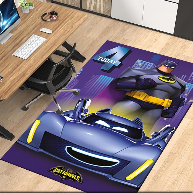 Batwheels Printed Carpetrugfor Office Chair Living Room Bedroom Kitchen Room Decor Gifts