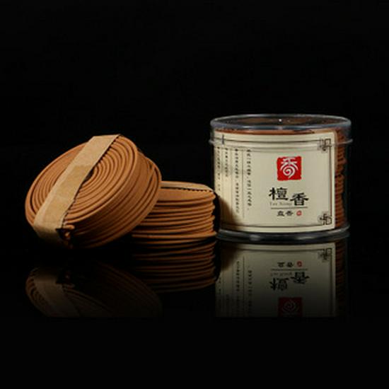 Jinfengxing Натуральные спиральные благовония из сандала и агарвуда для помещений, для ароматерапии, отпугивания комаров и удаления запахов