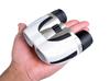 SIGHTRON SAFARI 10-30X21 Binoculars, Porro Prism Zoom, 10-30x Magnification, 21mm Aperture, Pearl White, SAB022WH