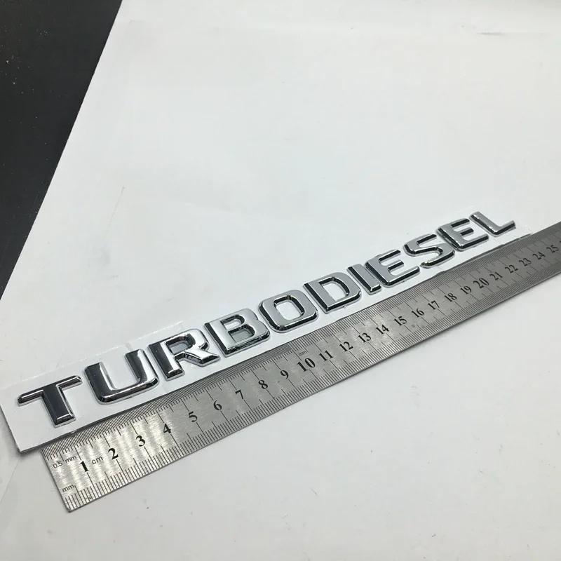 AAYN1 ABS For W463 W140 W124 Turbodiesel lettering emblem mark rear Car trunk turbo diesel logo stickers Accessories