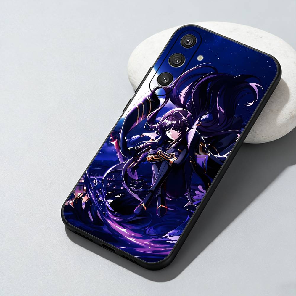 Чехол для телефона с изображением членов Shadow Garden для Samsung Galaxy A73, A72, A71, A70, A52, A51 и других. Мягкий черный чехол