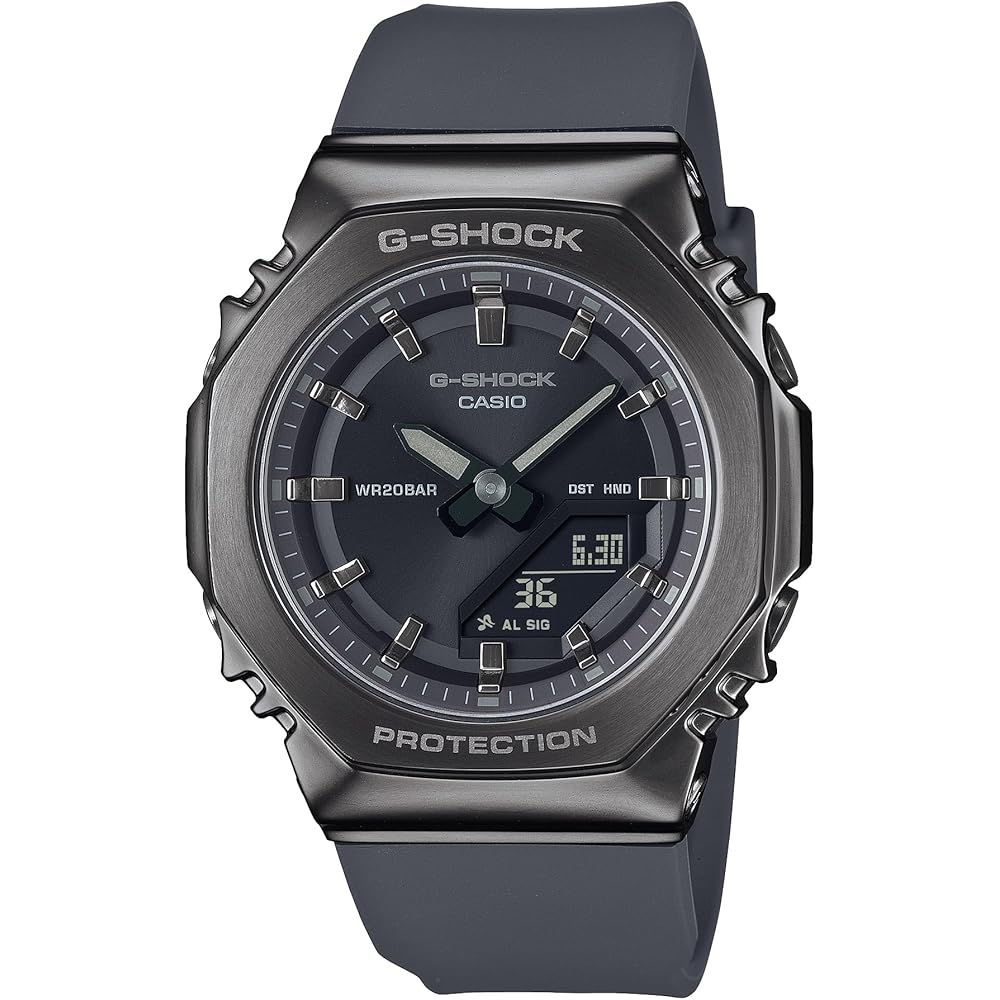 Casio G-Shock GM-S2110B-8AJF Mid-Size Women's Watch Metal Covered Eco-Friendly Material Dark Gray