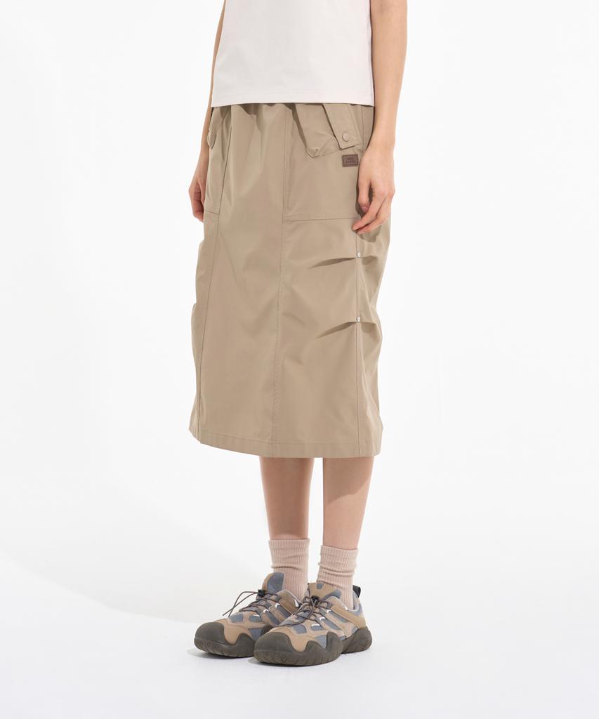 Bbc Earth Women'S Pocket Parr Skirt Dark Beige