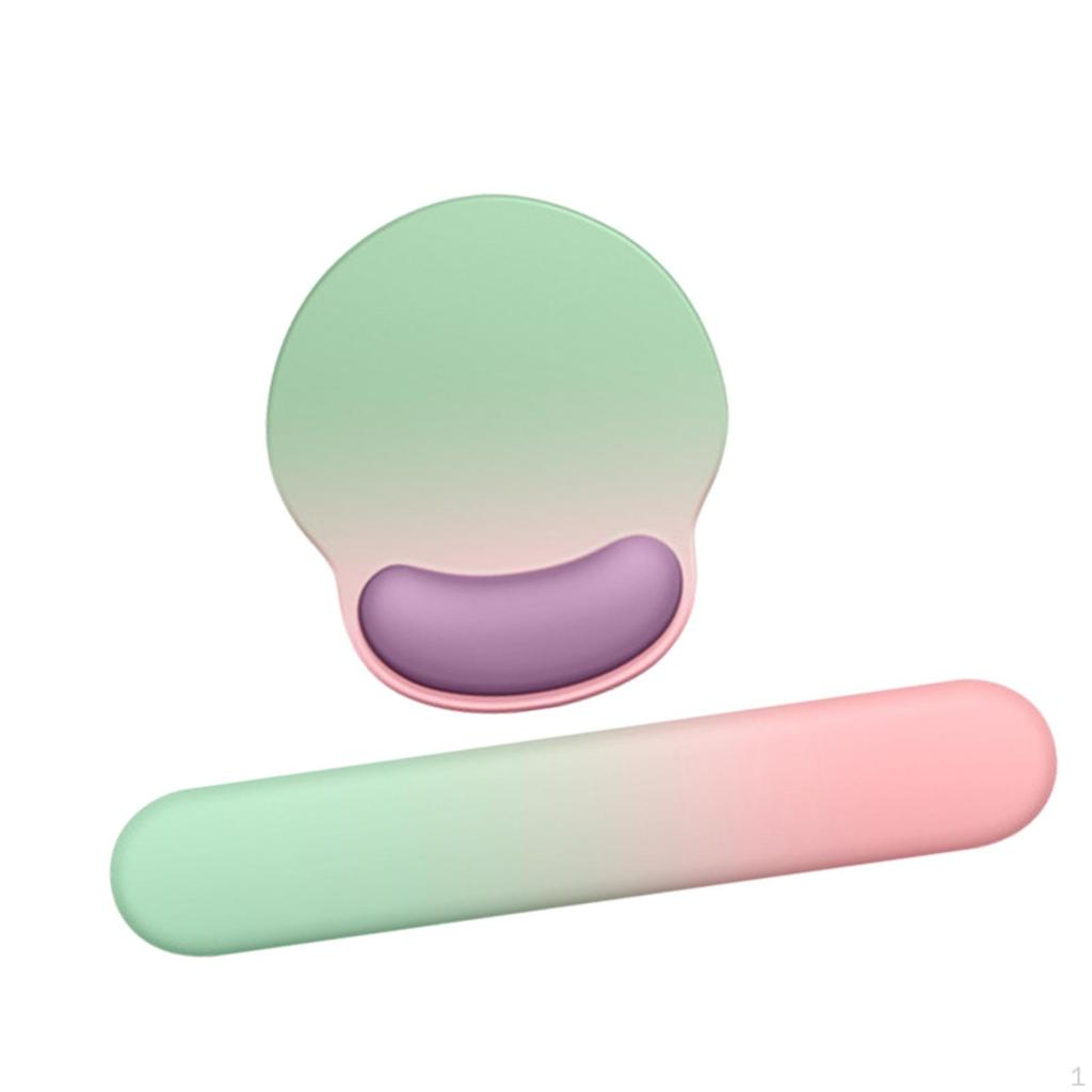 Коврик для мыши с поддержкой запястья, игровая подушка, эргономичная подставка для клавиатуры, коврик для офиса, дома