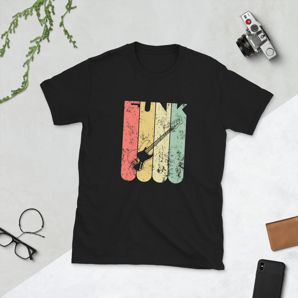 Classic funk player cute musician design, Short-Sleeve Unisex T-Shirt