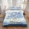 Custom Textile Flame Demon Bedding 3 Piece Set HD Print Duvet Cover Pillowcases for Teens Adult Bedroom Decoration