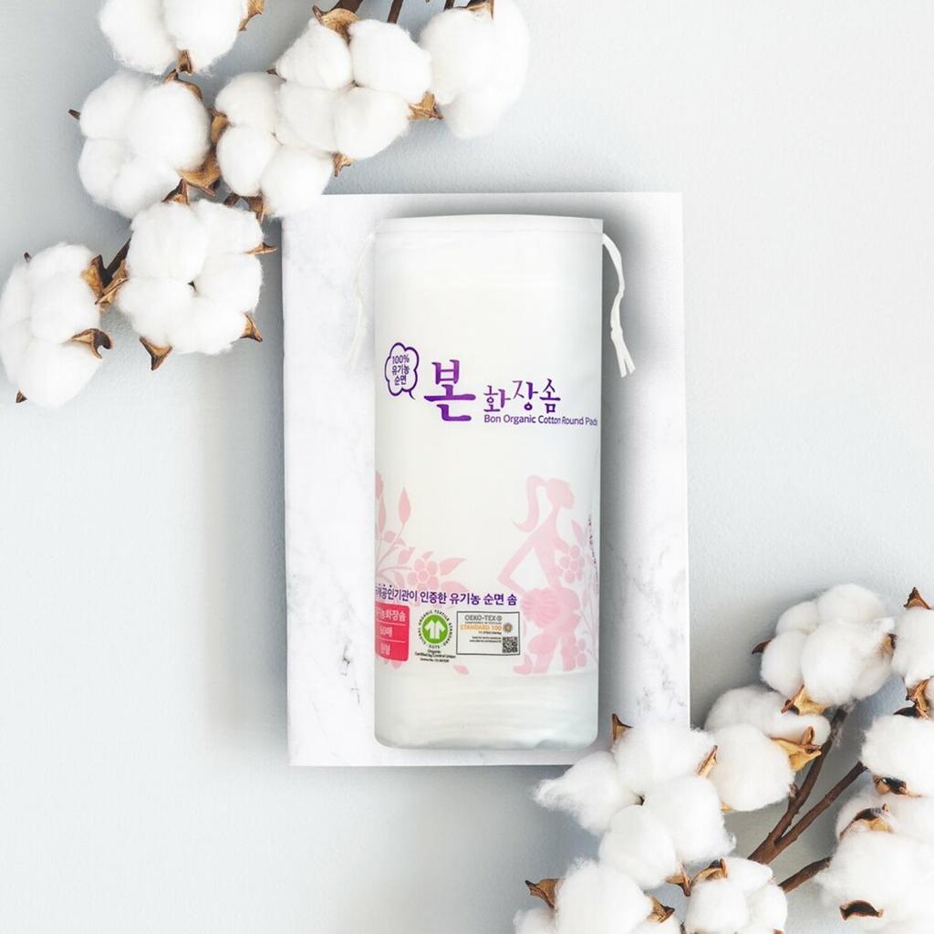 OC BON Organic Cotton Round Pads 60P