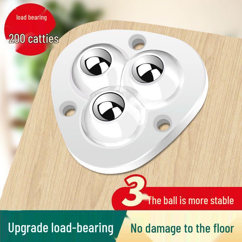 Silent Wear-Resistant Casters: Universal Wheel, Punch-Free Design for Household Use